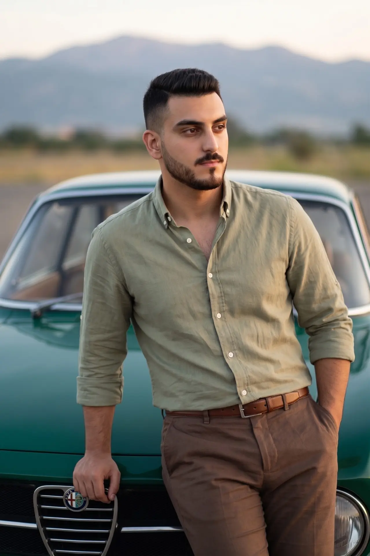 Carro Clássico Verde