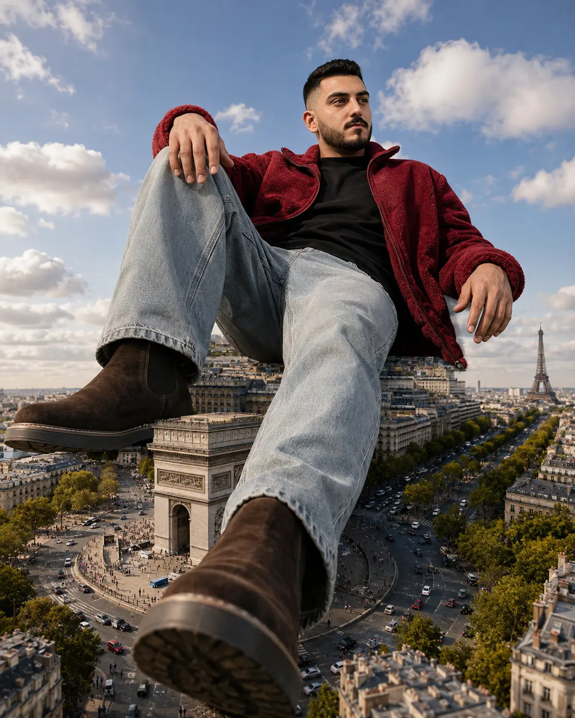 Gigante em Paris