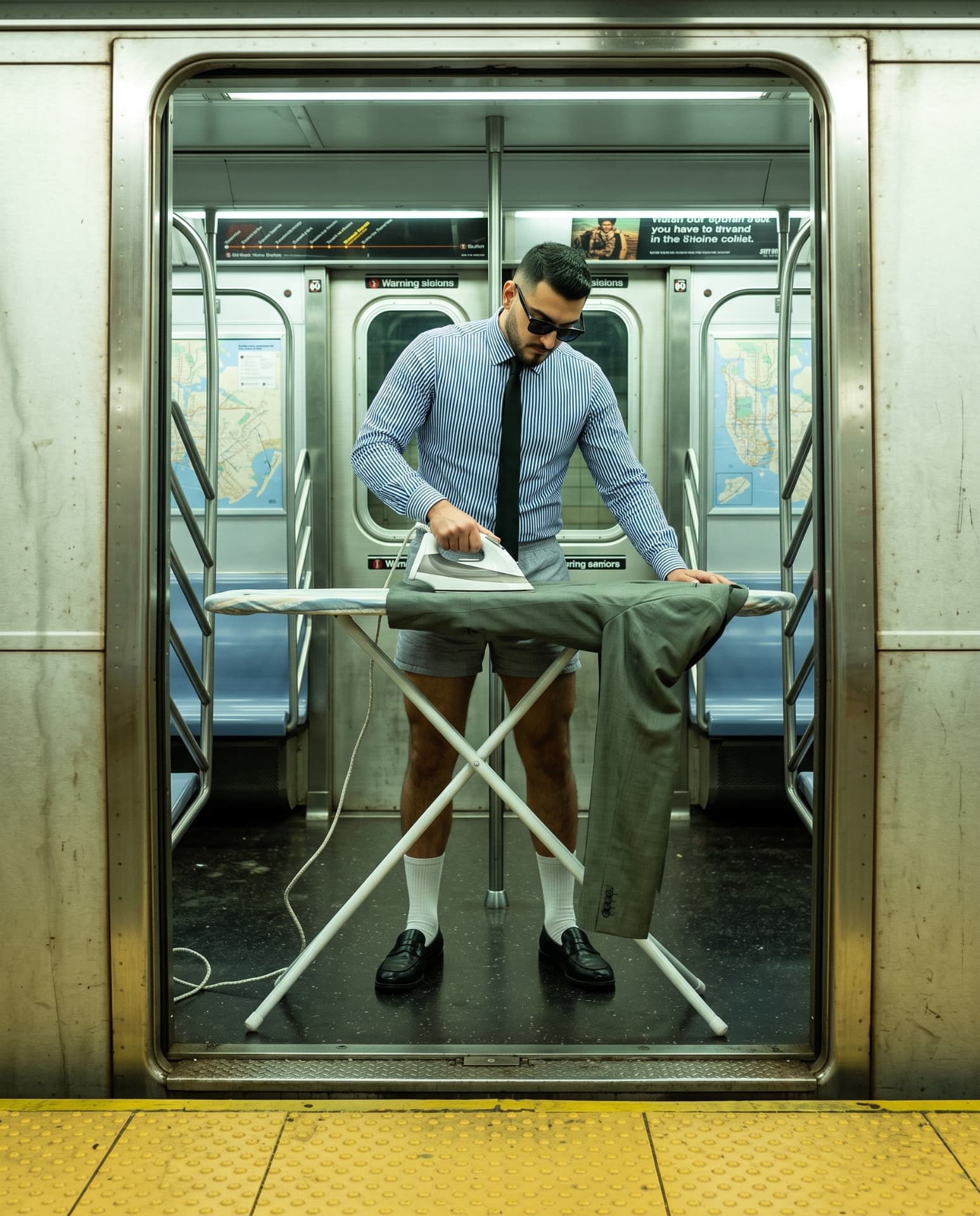 Passando no Metrô