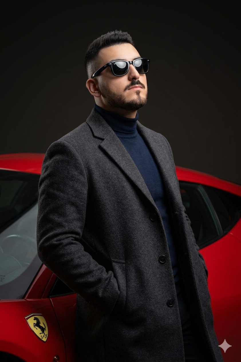 Elegância com Ferrari