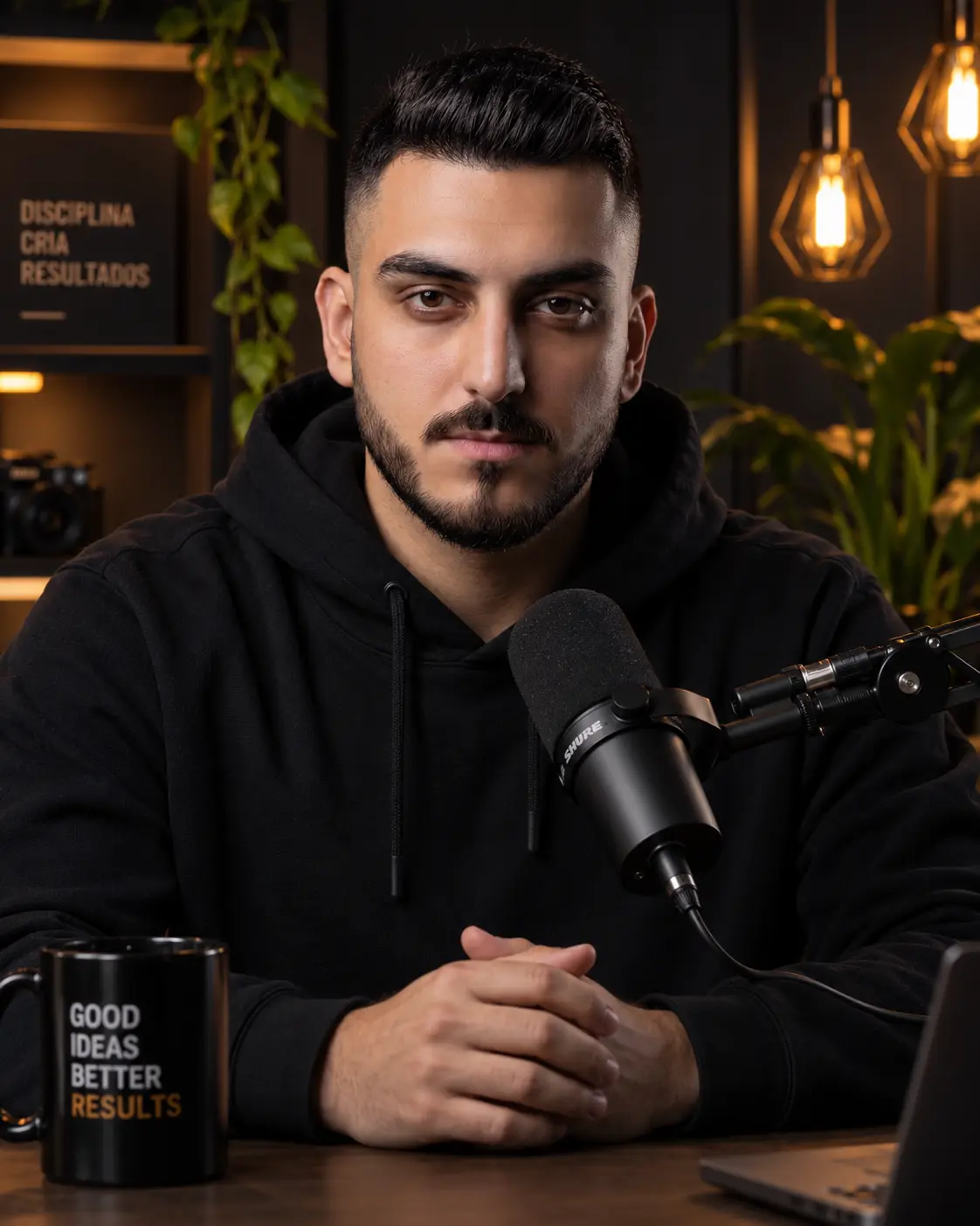 Retrato no Podcast