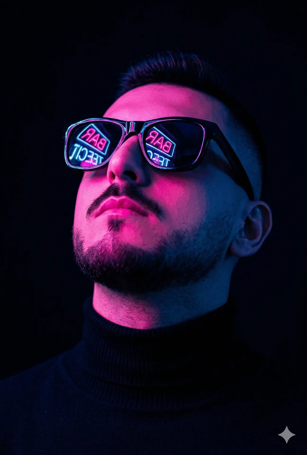 Óculos Neon Magenta
