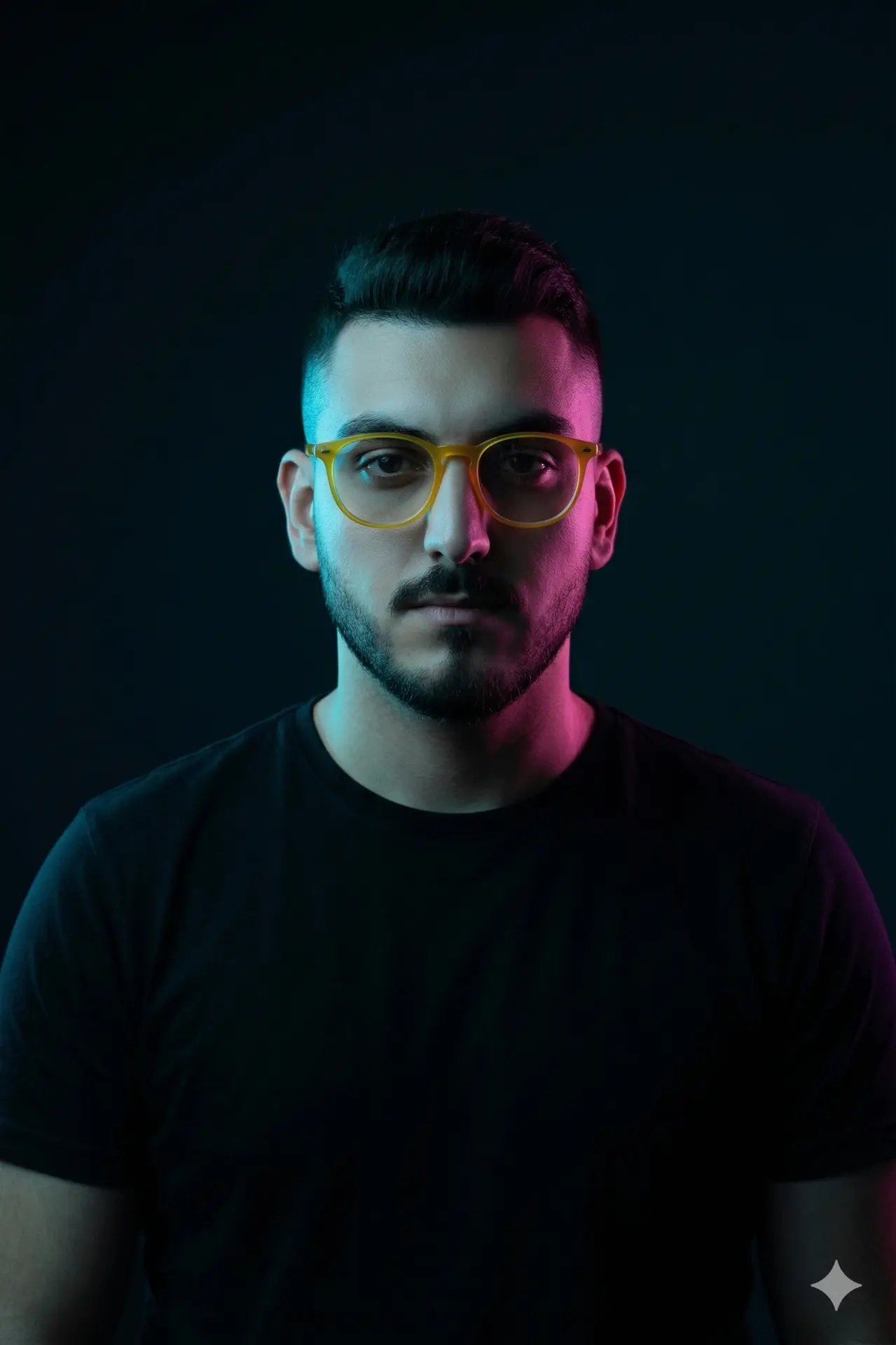 Óculos Amarelos Neon