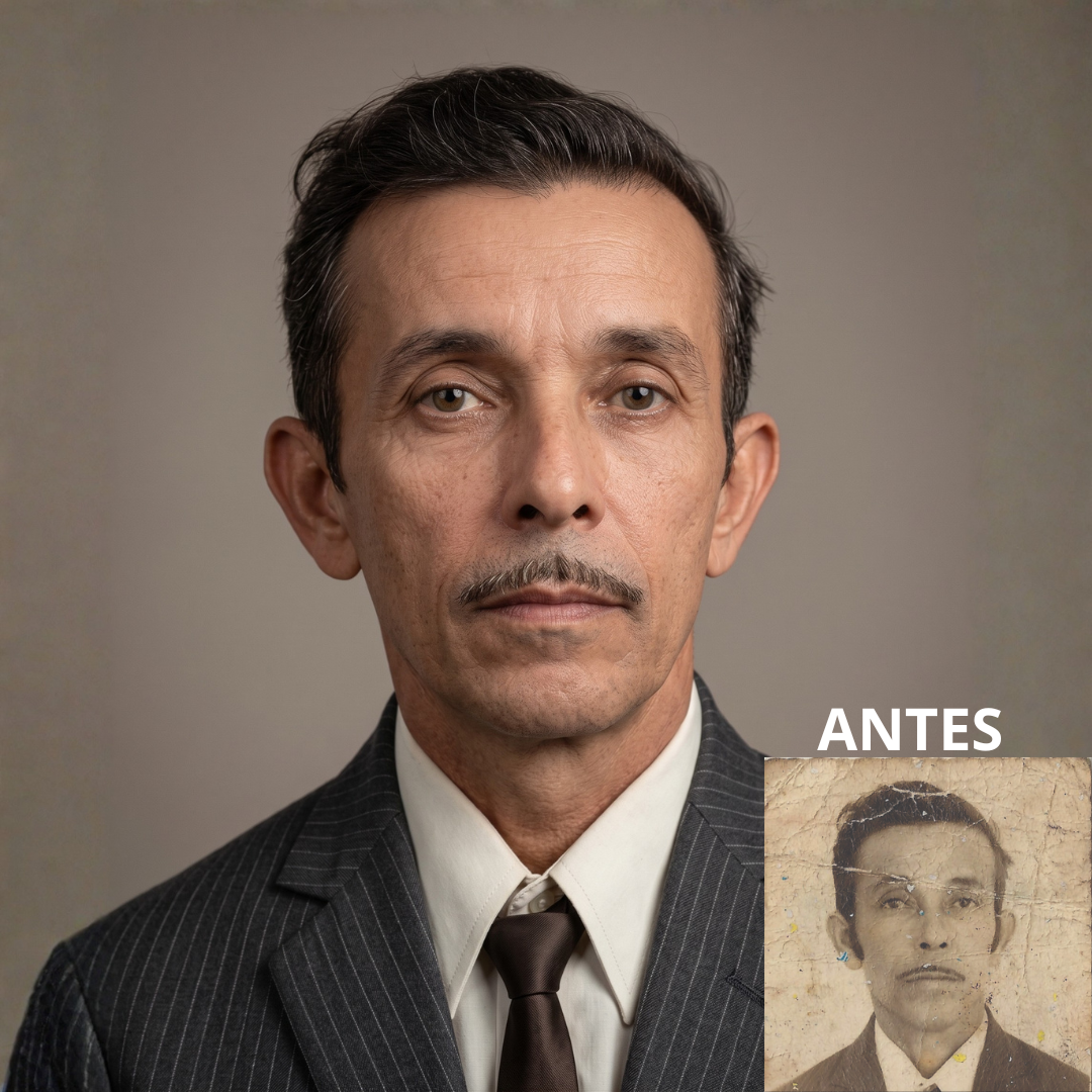 Restauro foto antiga